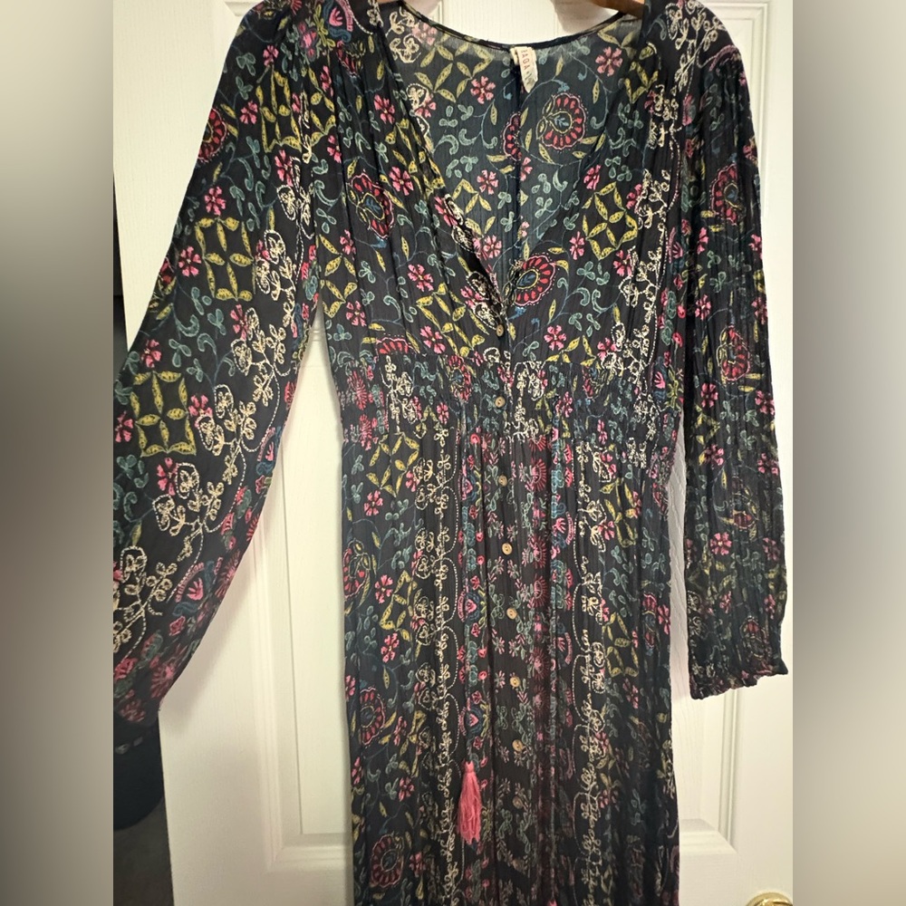 RAGA Multicolor Floral Long Sleeve Dress - S